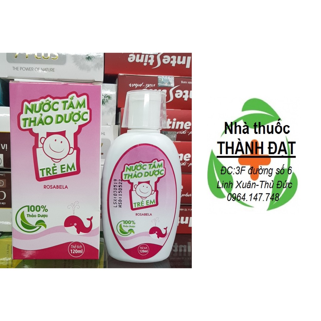 nước tắm thảo dược trẻ em ROSABELA