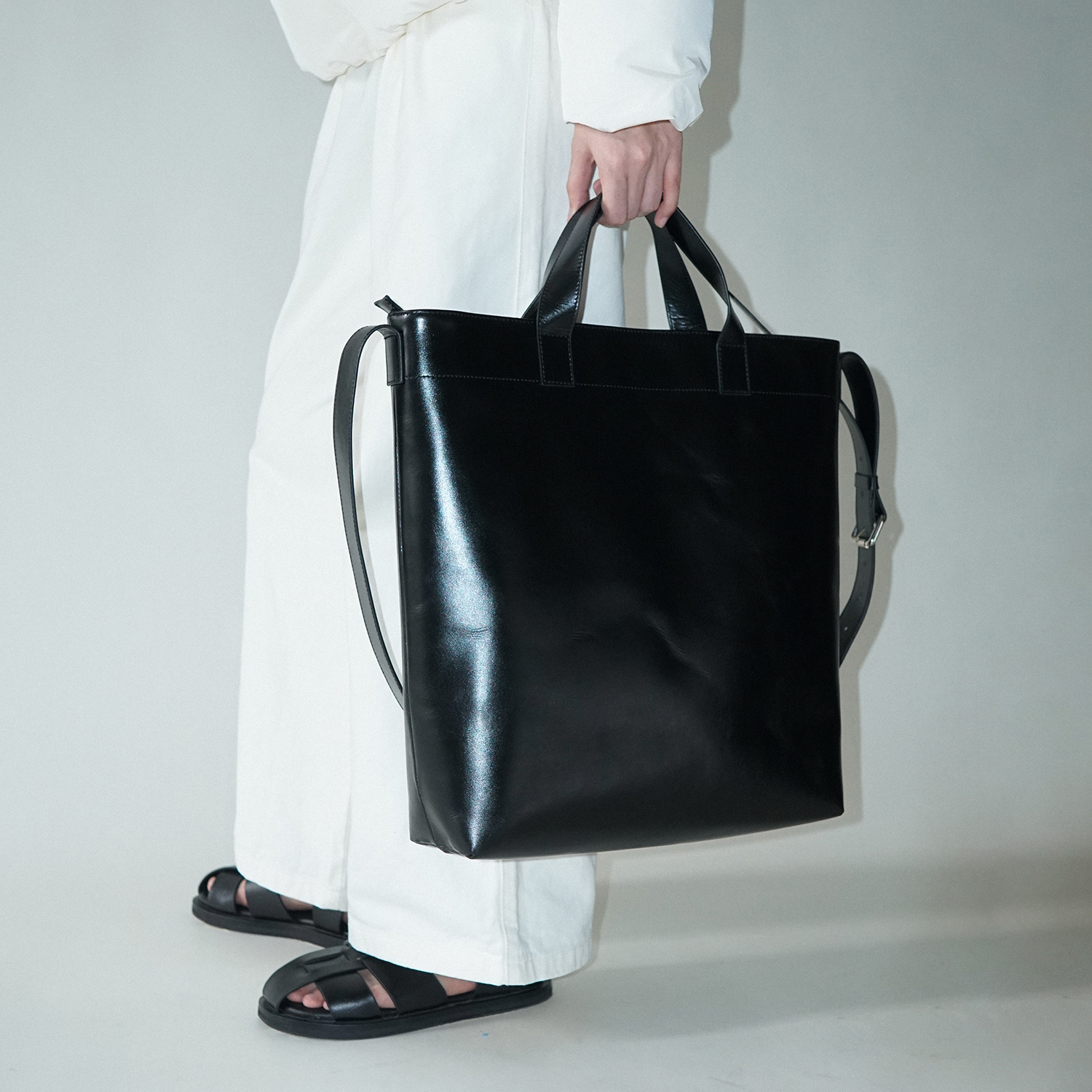 Túi To Bag waa. - Túi Tote Đeo Chéo Da Thật