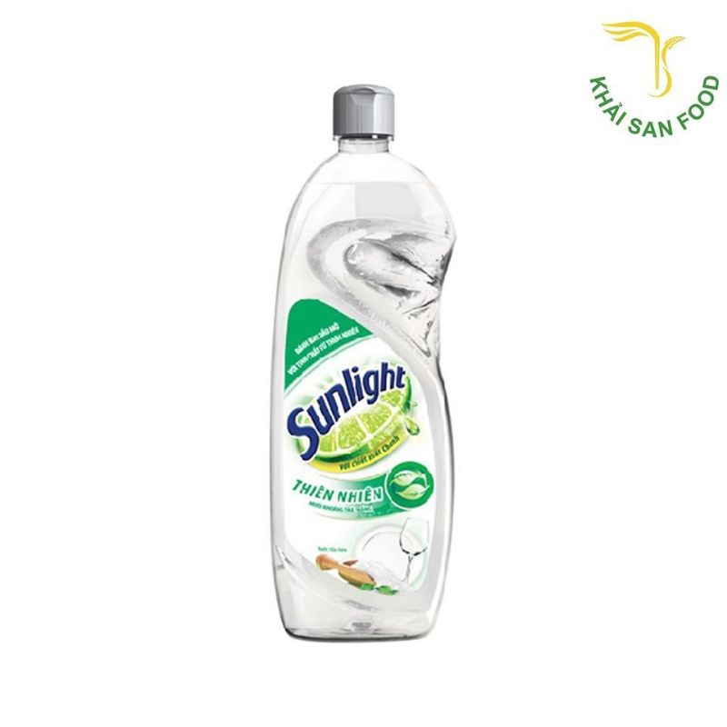 Nước rửa chén bát Sunlight 400ml rửa bát thiên nhiên, chanh