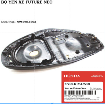 Bộ yên xe Future Neo hãng Honda