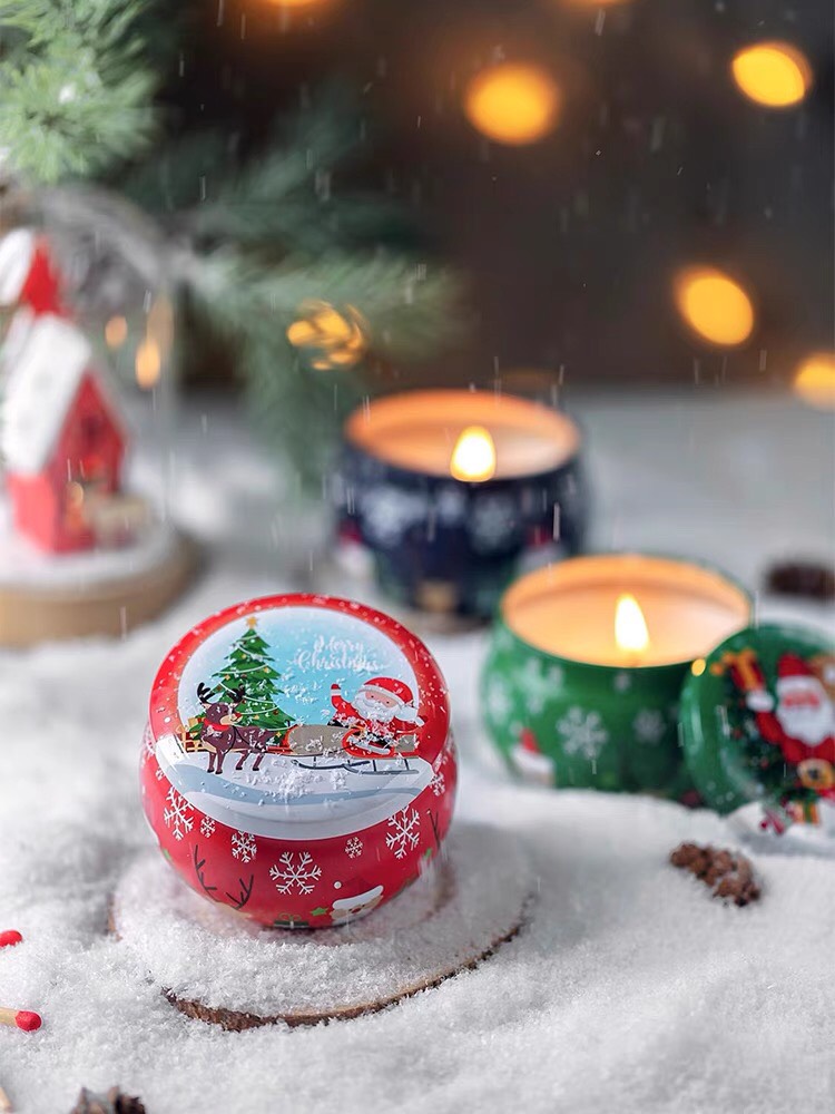 Hộp 4 hũ nến thơm noel