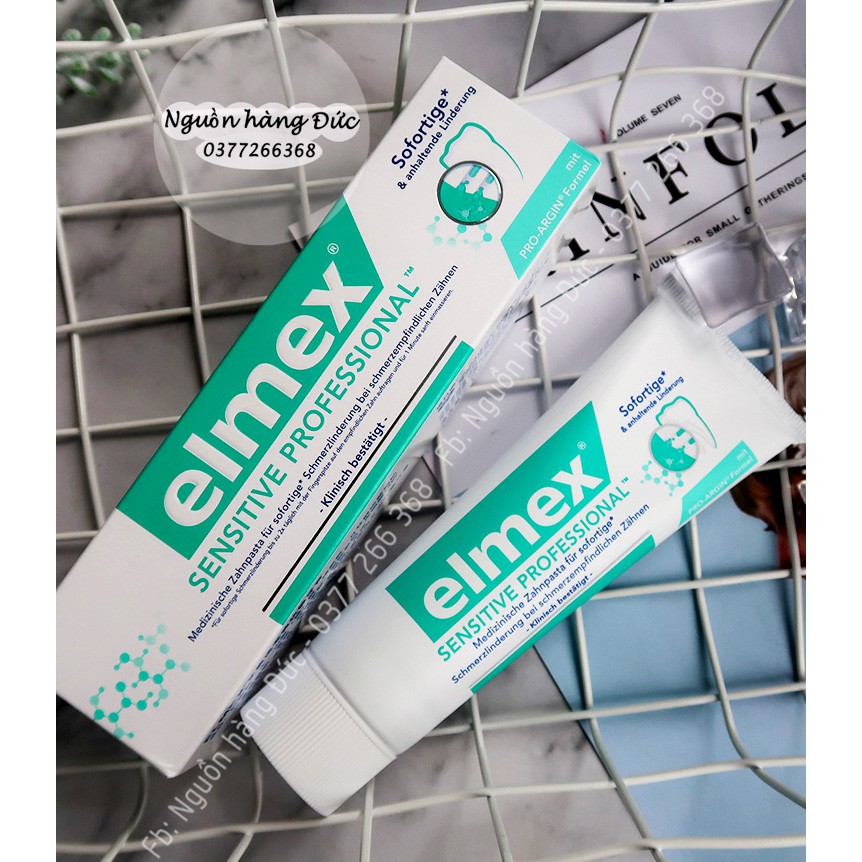 KEM ĐÁNH RĂNG ELMEX SENSITIVE PRO SIÊU NHẠY CẢM- NGUỒN HÀNG ĐỨC