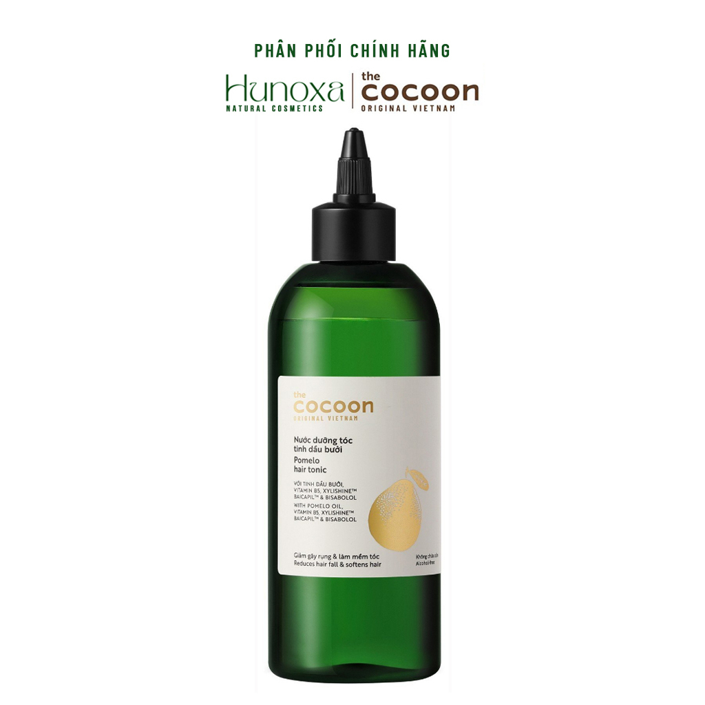 Bigsize nước dưỡng tóc tinh dầu bưởi cocoon giúp giảm gãy rụng & làm mềm tóc 310ml - hunoxa
