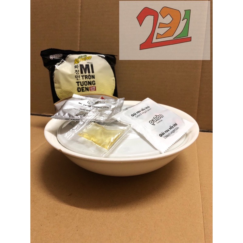 Mì Trộn Tương Đen Koreno Ăn Liền COMBO 8 GÓI