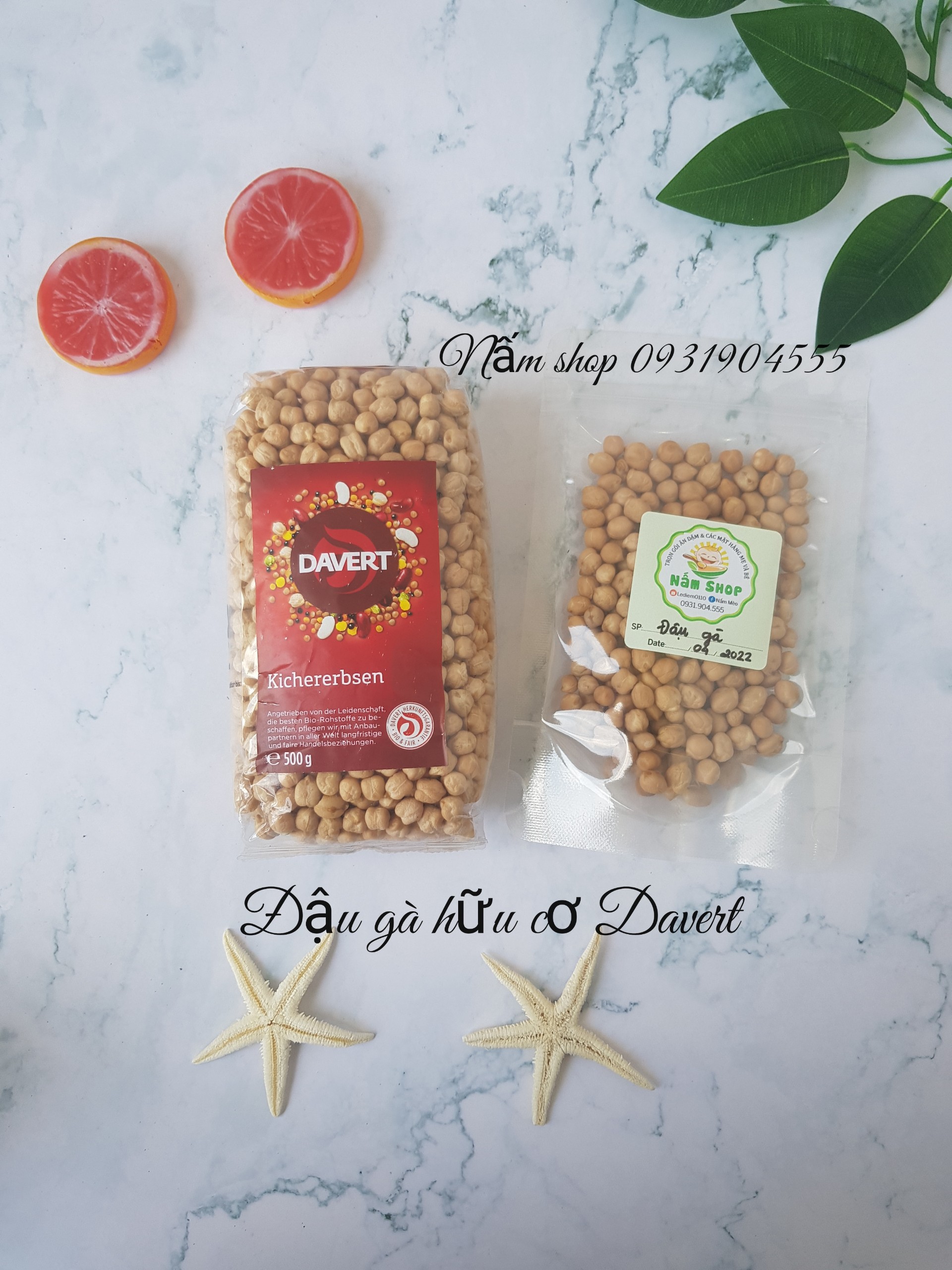 Đậu gà hữu cơ Davert 100g - 500g