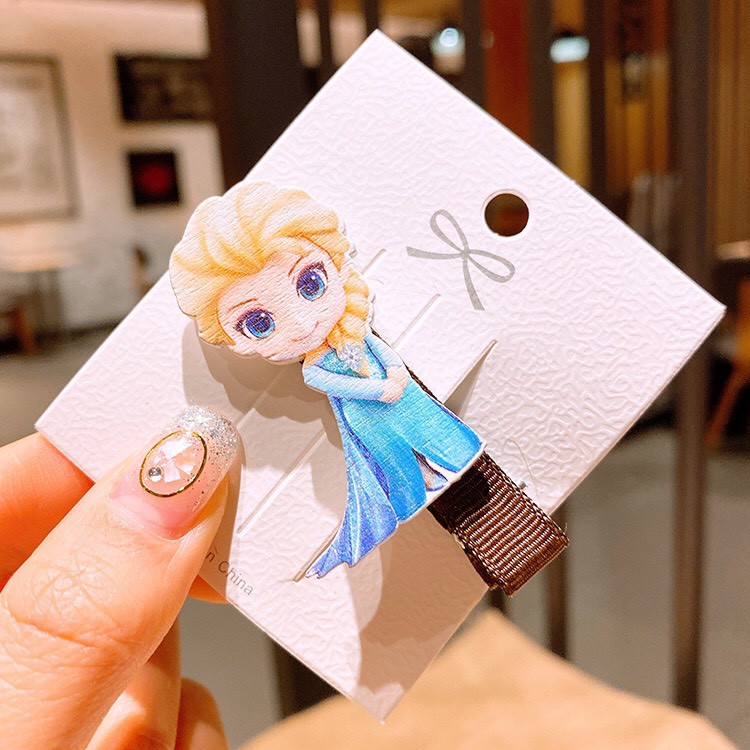 [HCM]Set 3 kẹp tóc hình Elsa cực dễ thương - Kẹp tóc cho bé - Phong cách Hàn Quốc - Selenshop