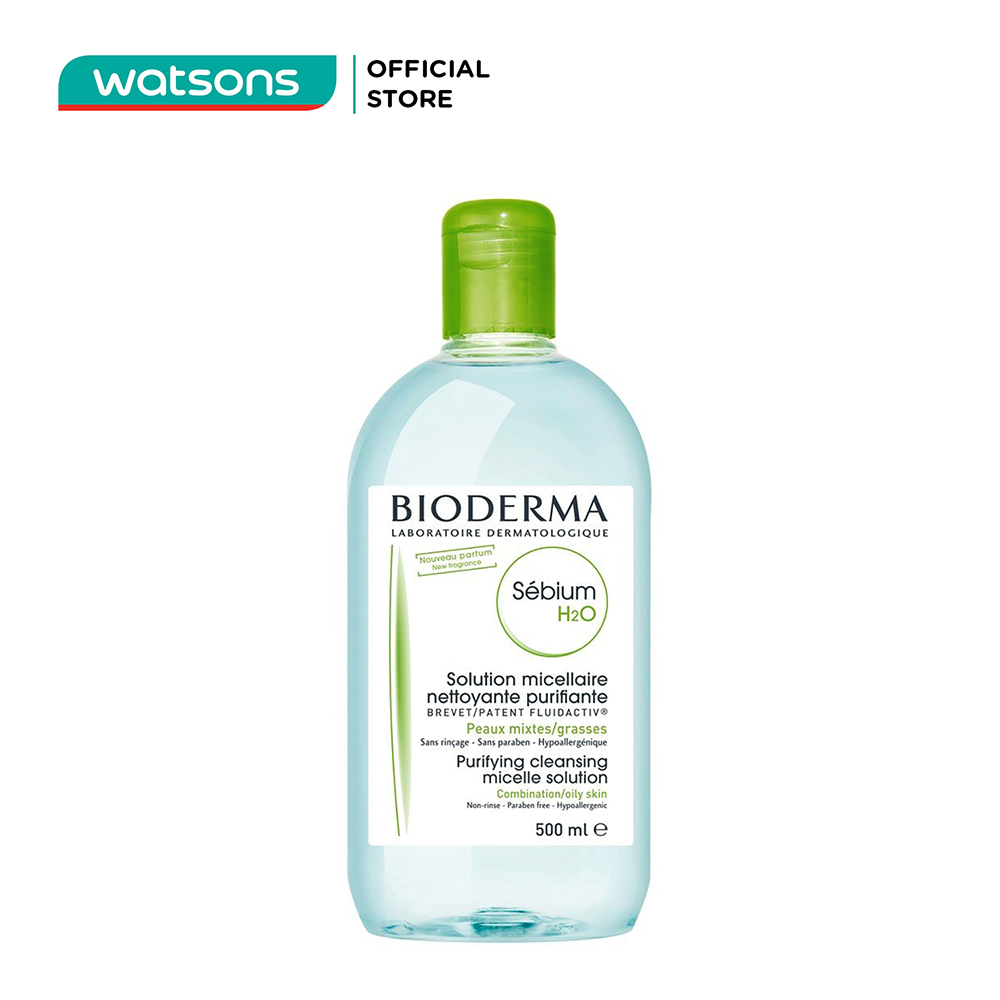 Nước Tẩy Trang Dành Cho Da Nhờn Và Da Mụn Bioderma Sebium H20 500ml