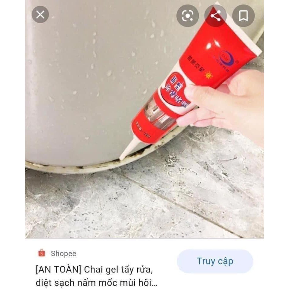 Dung Dịch Gel Tẩy Mốc Gioăng Cao Su, Kẽ Tường