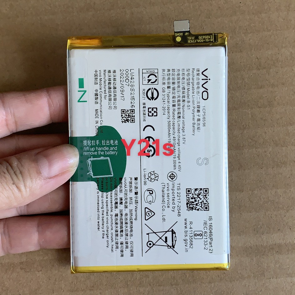 Pin vivo y21 /y21s mã b-s1 zin dung lượng 5000mah