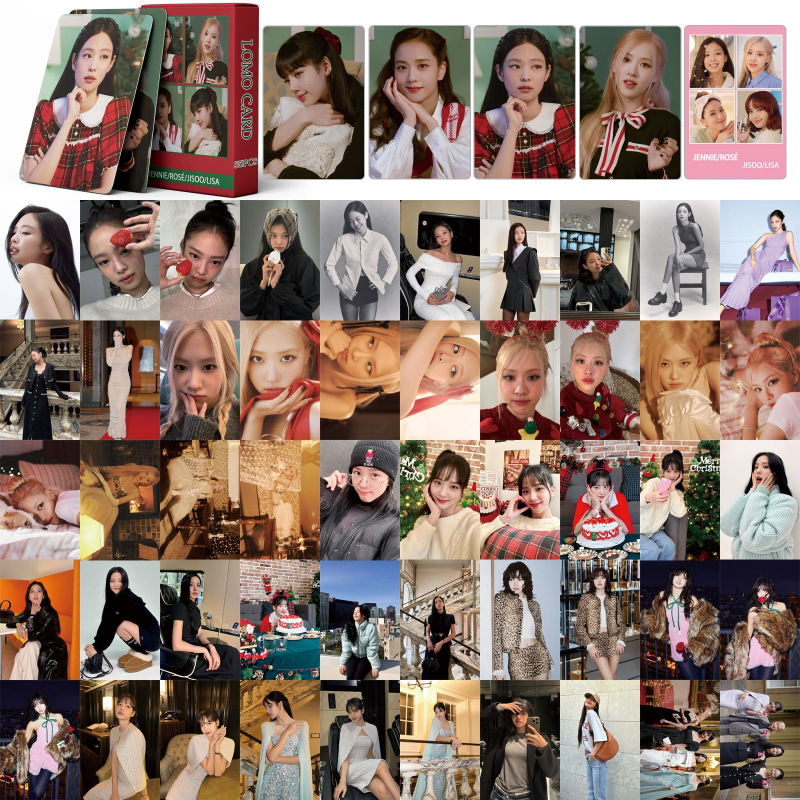 Set 55 lomo card blackpink 2024