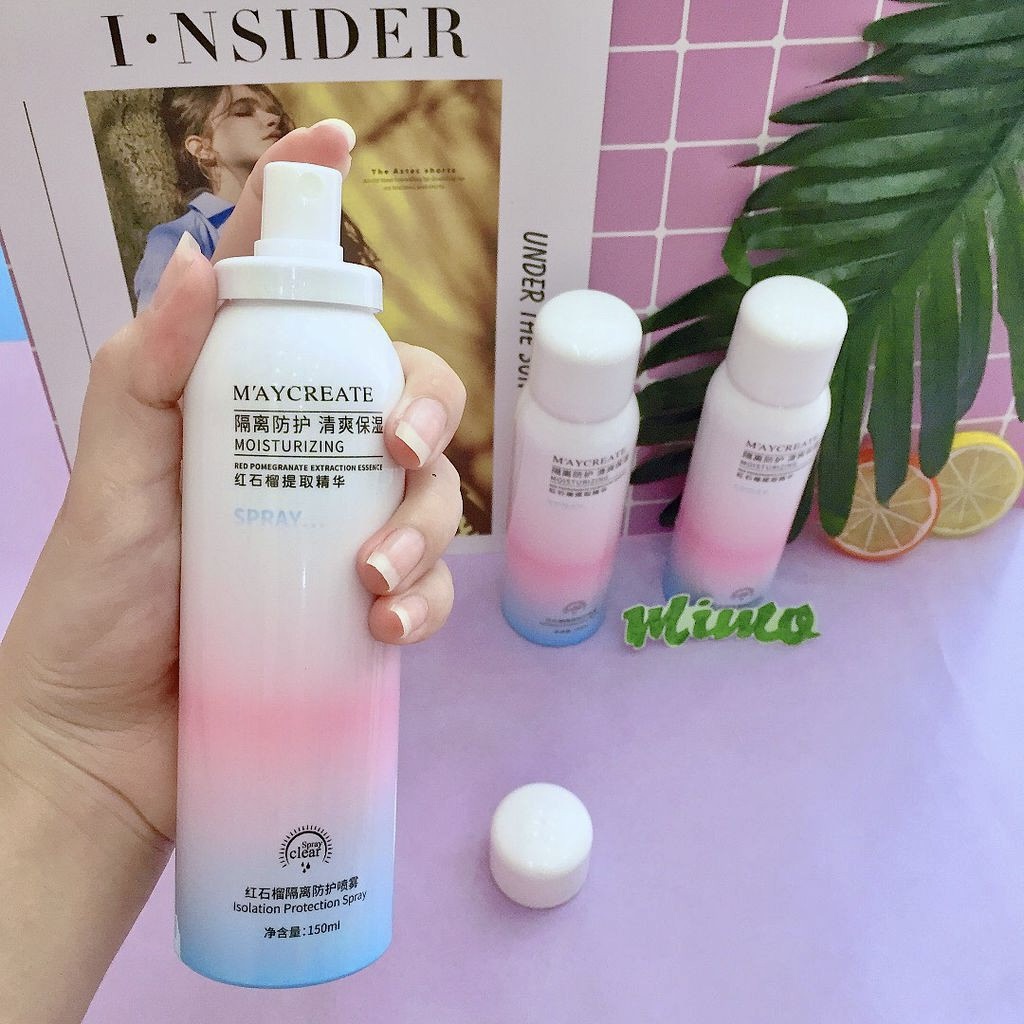 XỊT CHỐNG NẮNG DƯỠNG TRẮNG DA TOÀN THÂN MAYCREATE MOISTURIZING 150ML
