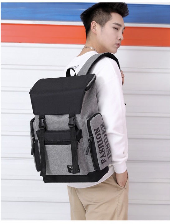 [SIÊU HOT] Balo thời trang laptop 16inch siêu dày (Xám) LT2