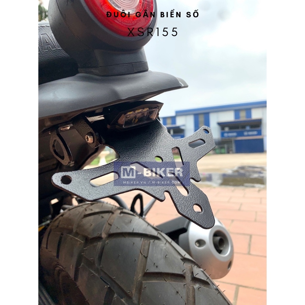 Đuôi biển số độ cho yamaha XSR155 gập 2 chiều.