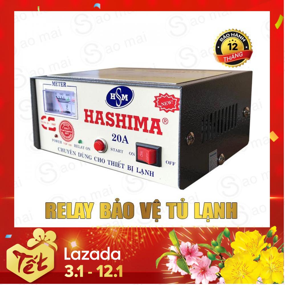 Relay ( ổn áp ) bảo vệ Tủ Lạnh HASHIMA 20A cao cấp