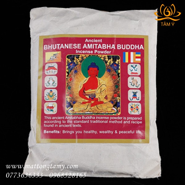 Incense powder Bhutan bating Fortune pick buds, protection, bring peace, lucky, health, happiness and prosperity