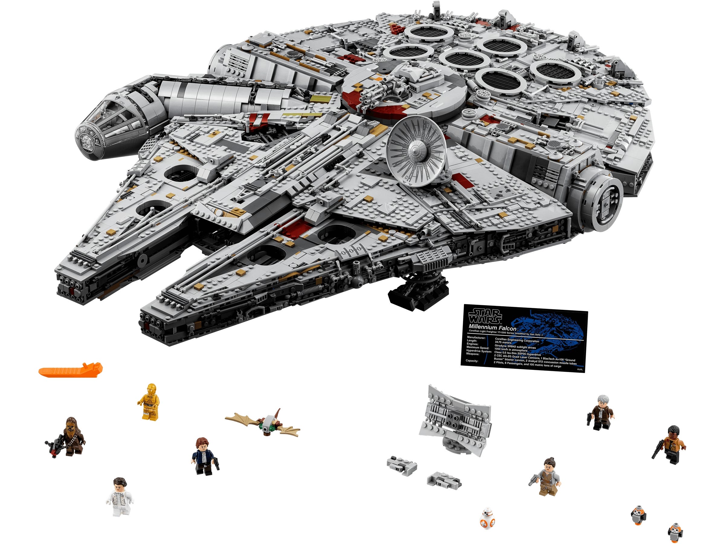 HAPPY BRICKS - LEGO STAR WARS - 75192 - MILLENNIUM FALCON
