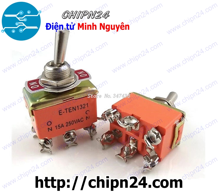 [1 cái] (G10) Công tắc E-TEN1321 (ETEN1321 1321 Công tắc bật 6 chân 2 vị trí 15A 250VAC)