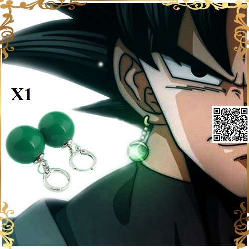 [HCM]1007 Khuyên Tai Potara Dragonball Mẫu X1 Xanh Bấm lỗ tai Hóa Trang Nhân Vật Gogeta Trong Phim Hoạt Hình Dragon Ball Z Vegetto Potara