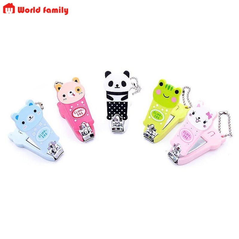 COMBO 2 CHIẾC Bấm móng tay hình thú dễ thương-móc khóa bấm móng tay