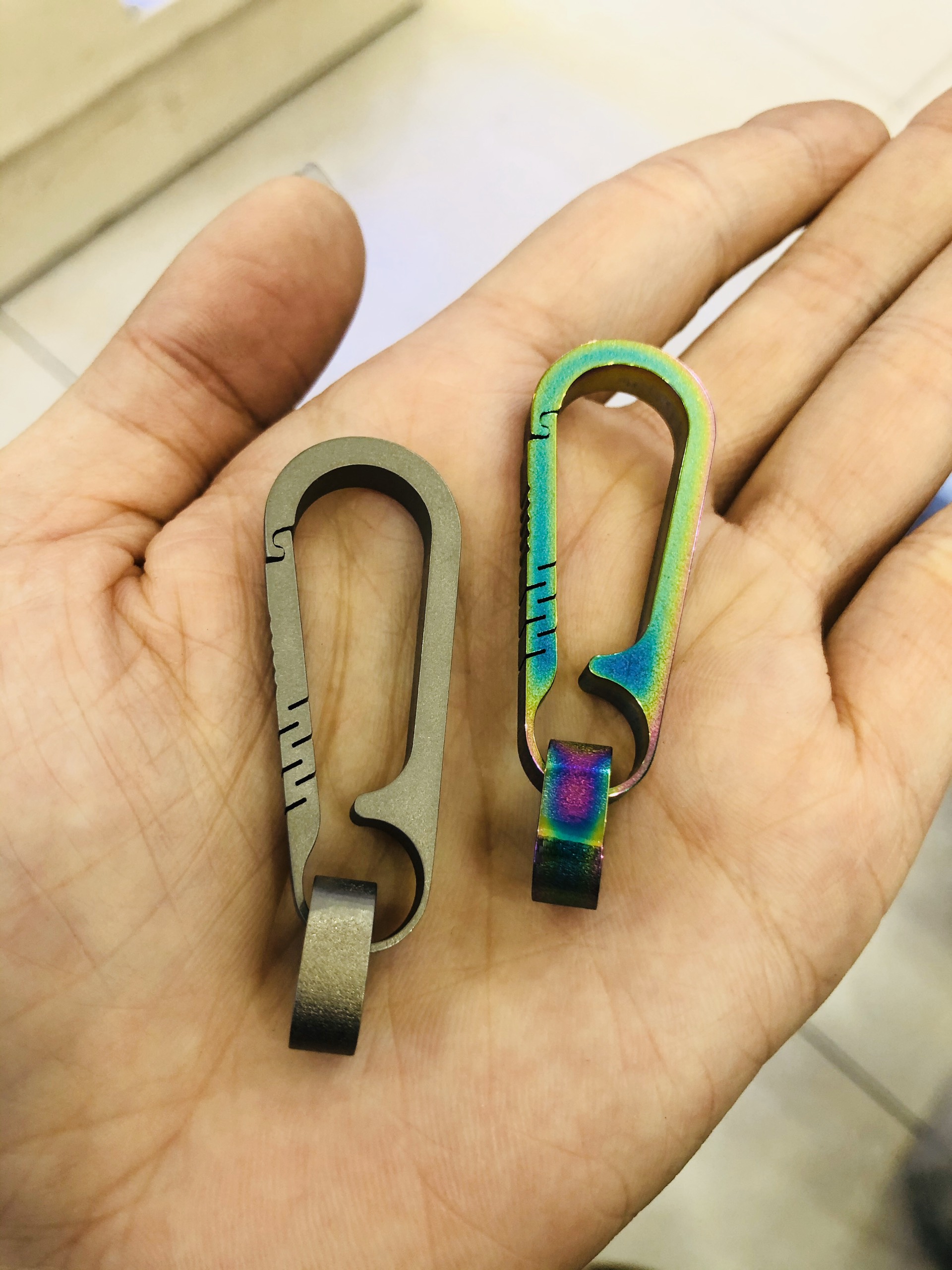[HCM]Carabiner EDC Titanium 45mm