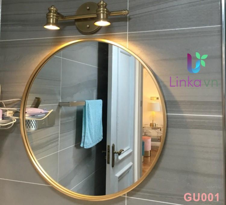 Gương phòng tắm treo tường trang trí GU001 – Thiết kế giản lược trang nhã