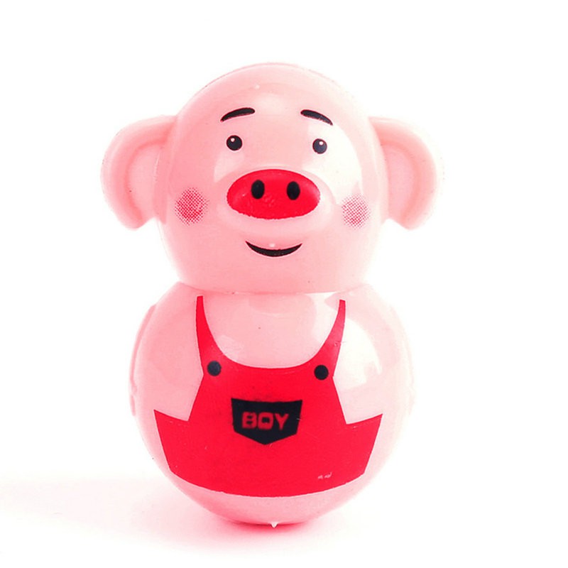 Bộ 2 Đồ chơi lật đật mini hình lợn con