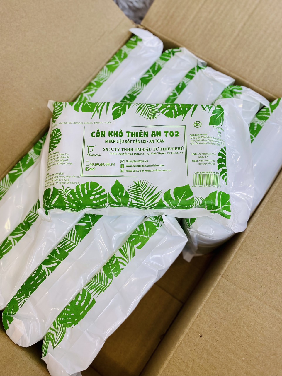 Cồn khô Thiên An loại 2 - MSP : T02