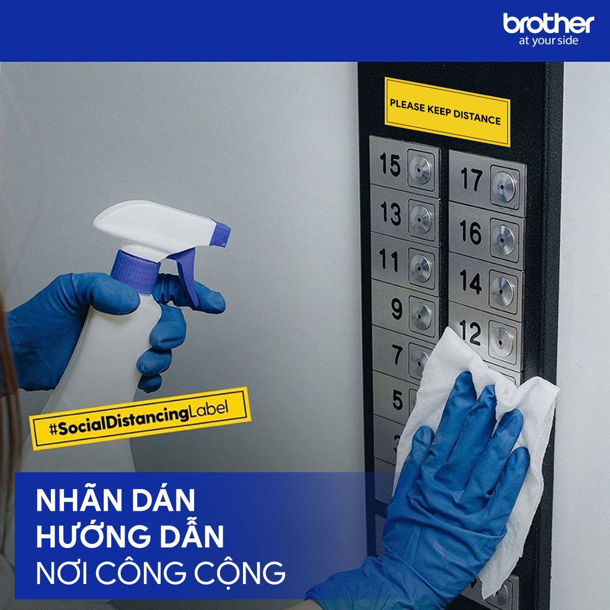 Máy in nhãn Brother PT-E110