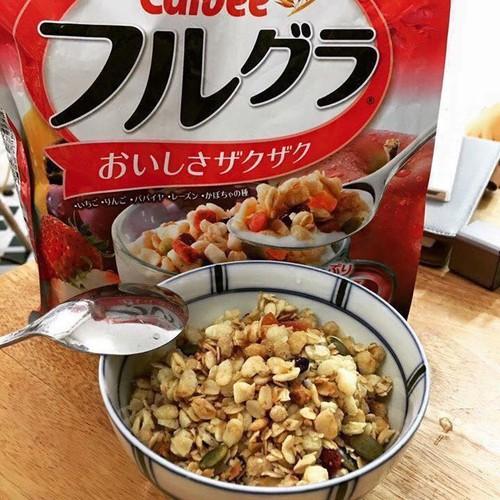Ngũ cốc Calbee Nhật Bản 800g date mới nhất thị trường Jemart