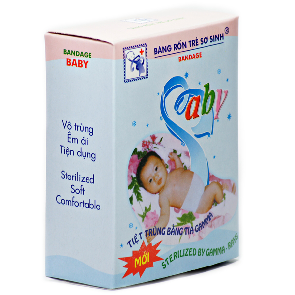 [HCM]Băng Rốn Bé Sơ Sinh Baby (1 Hộp/3 Miếng)