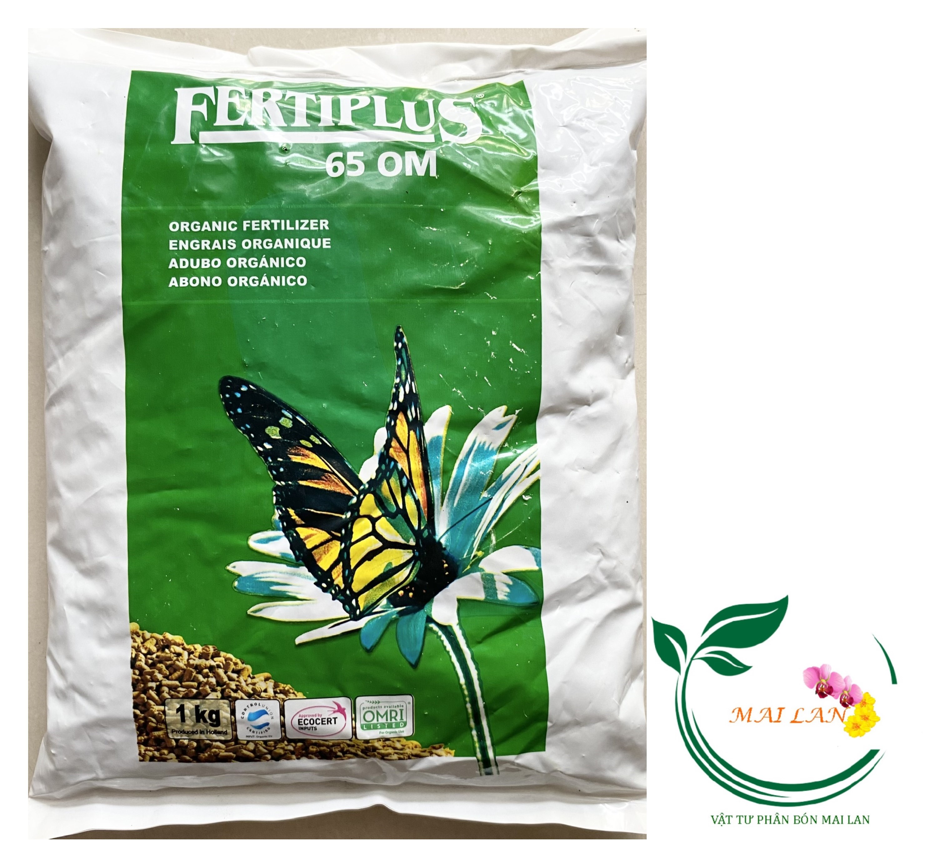 FertiPlus 65 OM Phân Bón Hữu Cơ Hà Lan - #182A# 1kg