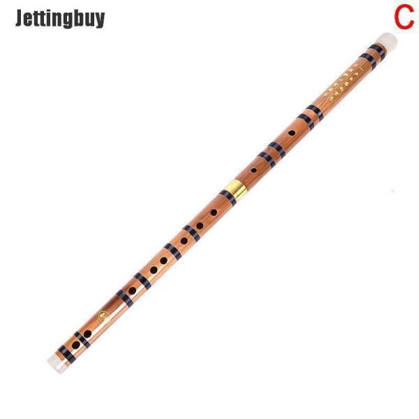 Jettingbuy Sáo Trúc Chuyên Nghiệp Woodwind Nhạc Cụ C D E F Key Dizi Trung Quốc