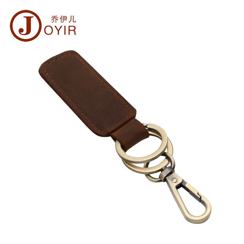 !!!Móc chìa Khoá Da Bò Thật - Handmade 100% - Khoá Đồng _DN5022