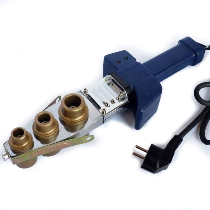 Máy hàn nhiệt ống PPR Ø20-32mm, công suất thực 800W , thiết kế đặc biệt để có thể hàn ống xuyên tường hoặc gắn đầu hàn sự cố