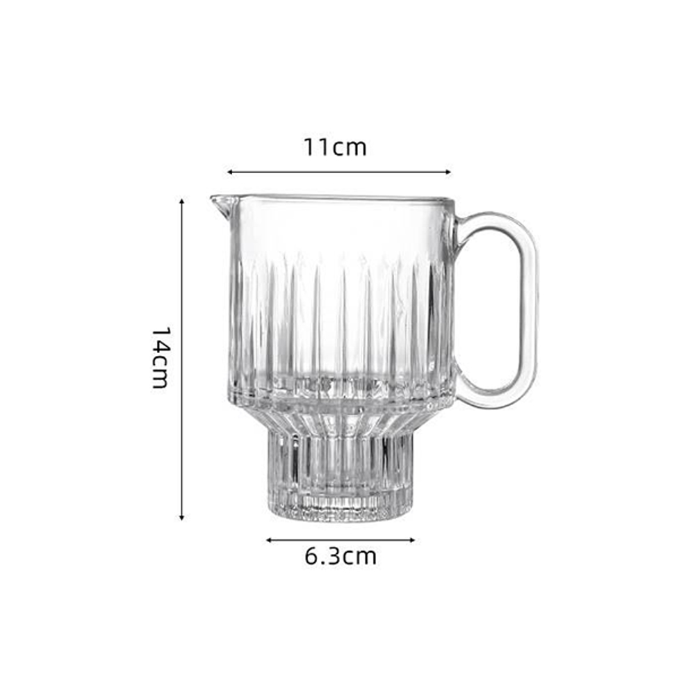 Ly, cốc thủy tinh uống nước cà phê 650ml