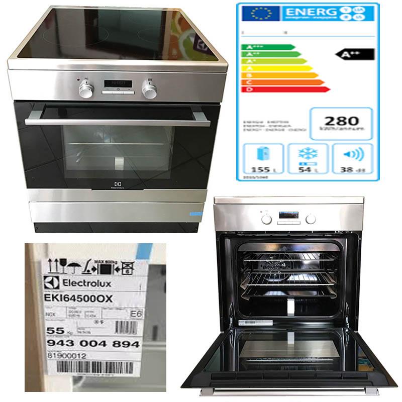 Bếp Tủ Liền Lò Electrolux EKI64500OX 54 Lít