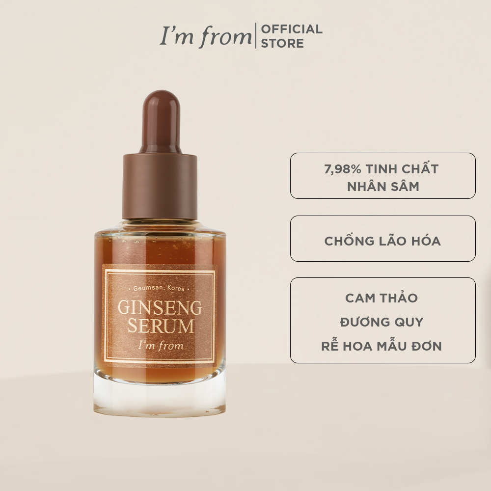 Tinh Chất I'm from Ginseng Serum 30ml date tháng 9.2023