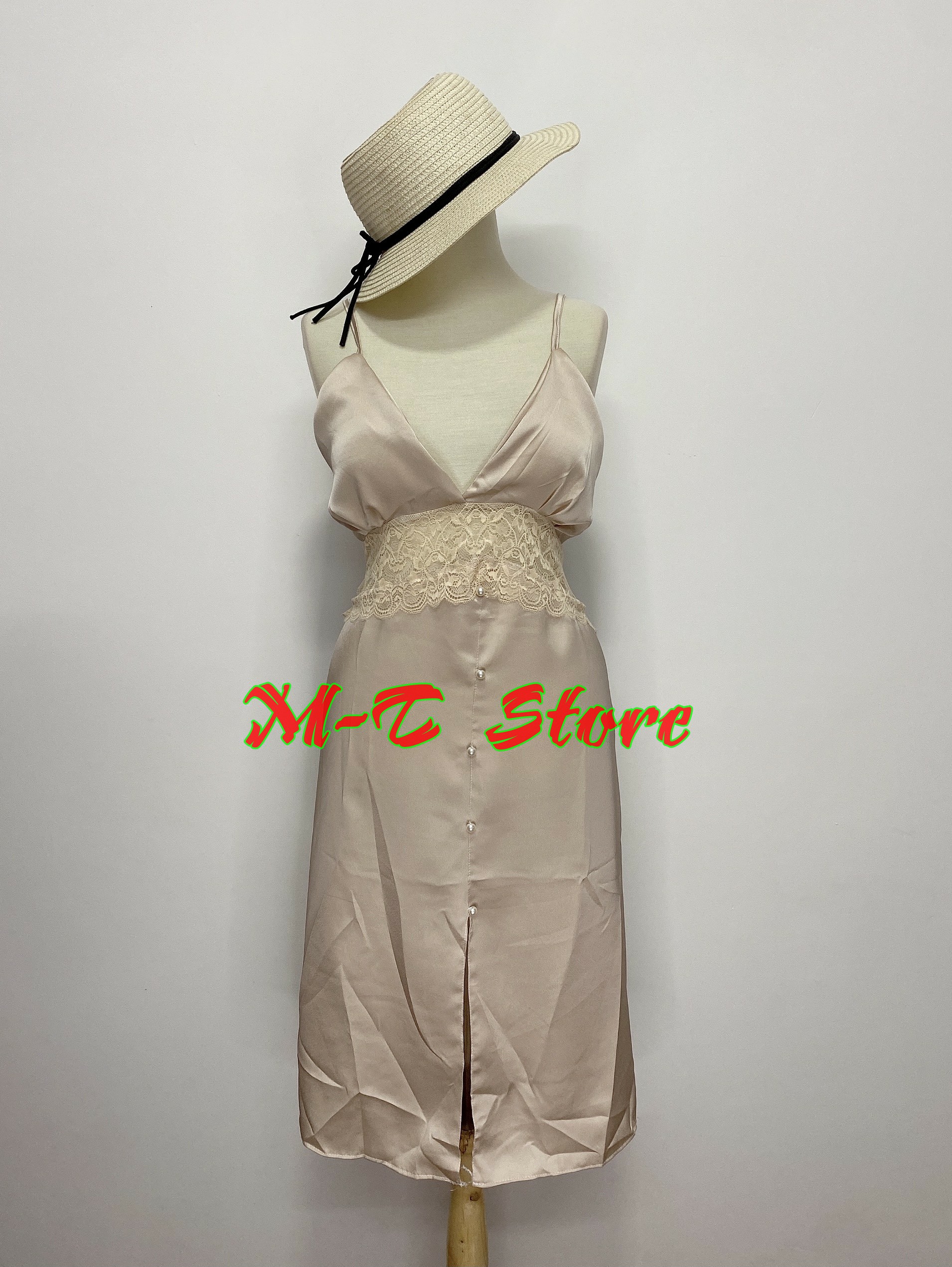 ĐẦM LỤA SATIN SIZE LỚN CÓ MÚT SIÊU XINH LUNG LINH