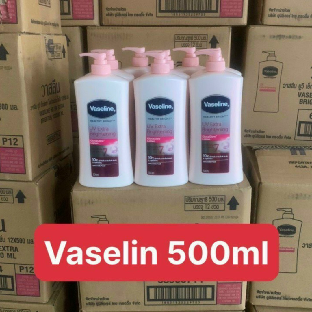 Sữa dưỡng thể vaseline 10x uv extra brightening ngọc trai 320ml - 500ml thái lan chống nắng , dưỡng ẩm , se khít chân lông , trắng nhanh