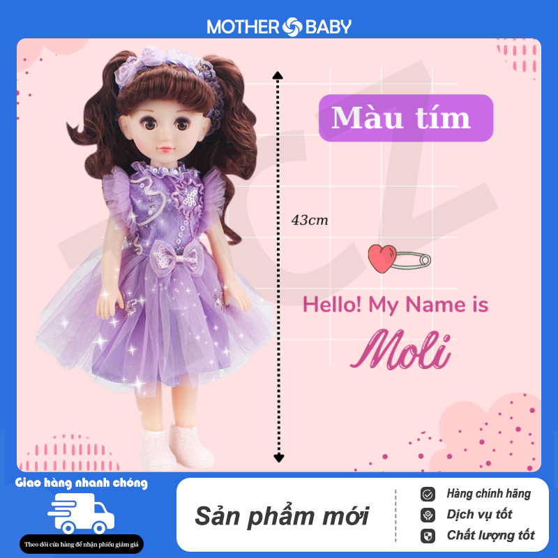   HÀNG SẴN  Búp Bê Barbie - búp bê 43 cm có khớp ,búp bê nữ có khớp búp bê cho bé gái búp bê barbie búp bê chibi Đồ chơi búp bê giá rẻ búp bê cho bé gái búp bê búp bê nữ có khớp 