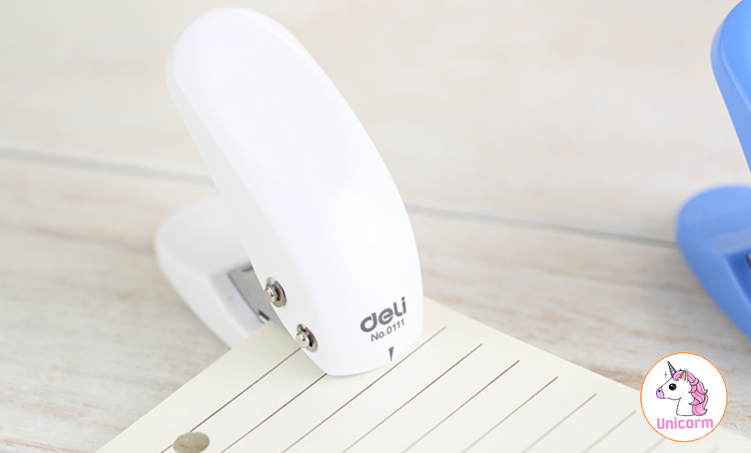 Dụng cụ đục lỗ - Kìm đục lỗ giấy sổ còng Deli