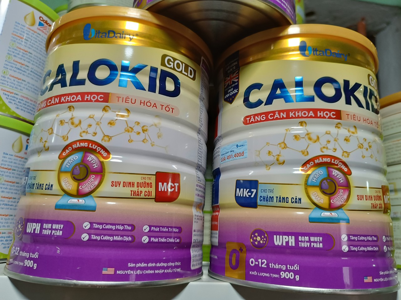 Sữa CALOKID GOLD Mẫu Mới Số 0+(0-12 tháng)