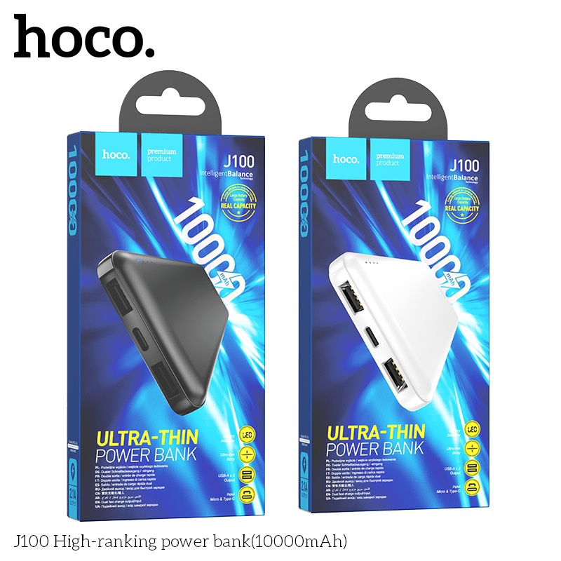 [HCM]Pin Sạc Dự Phòng Chính Hãng HOCO J100-10.000mAh-HOCO J100