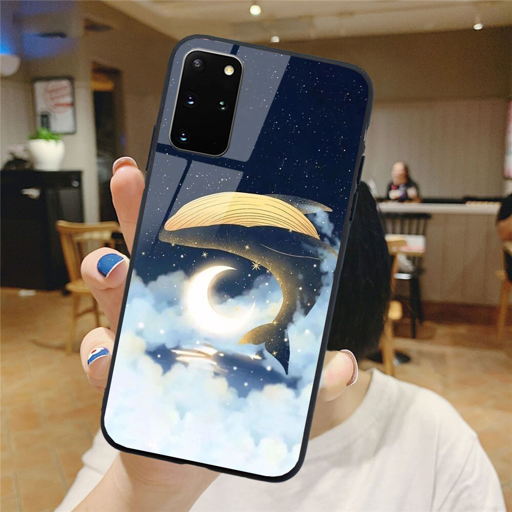 Ốp Lưng SAMSUNG S20, S20 PLUS/ S20+, S20 FE mặt kính cao cấp phi hành gia