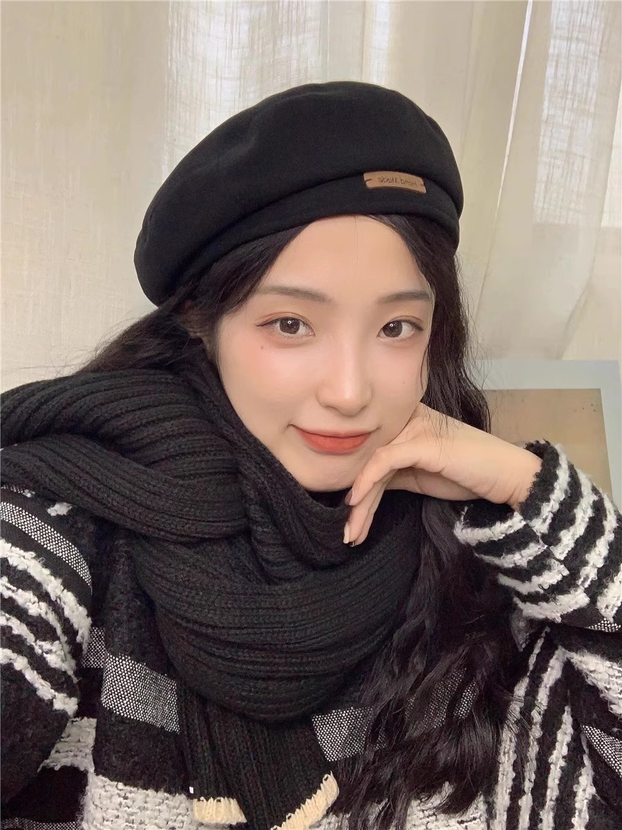 Mũ nồi ĐEN phong cách Ulzzang | ALL BLACK (M106)