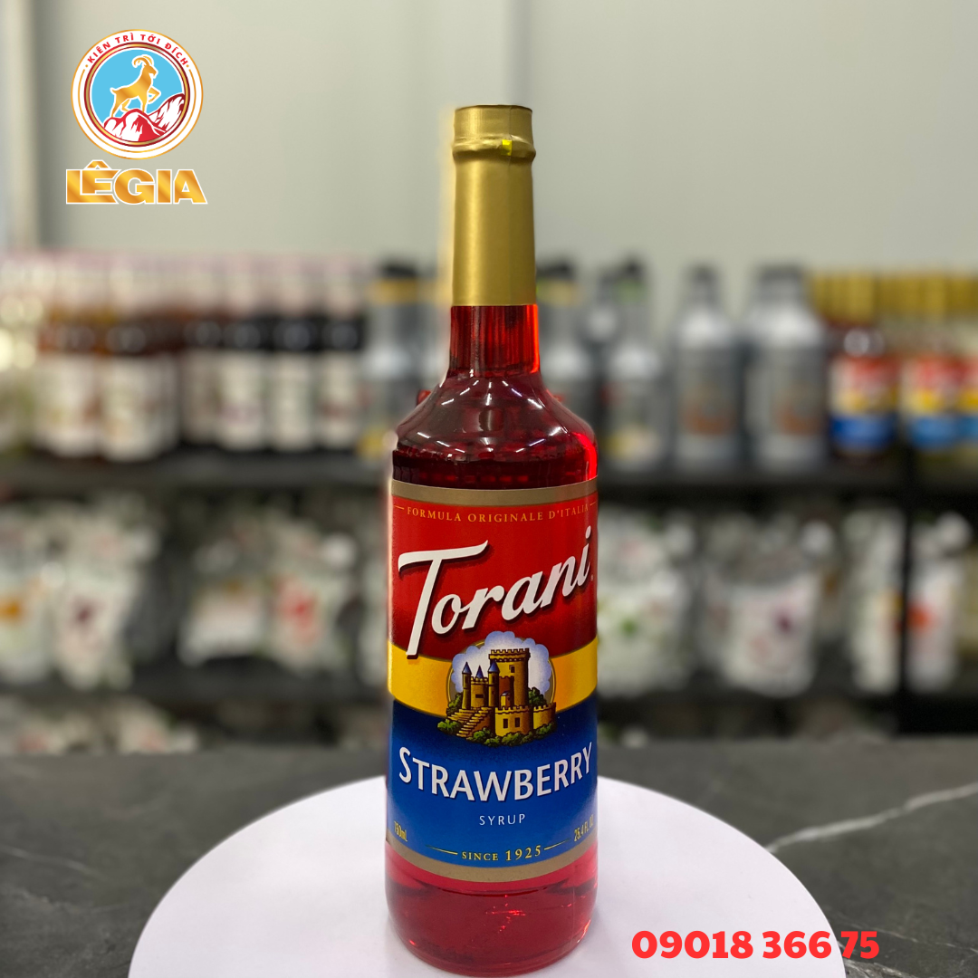 Siro torani dâu 750ml - torani strawberry syrup