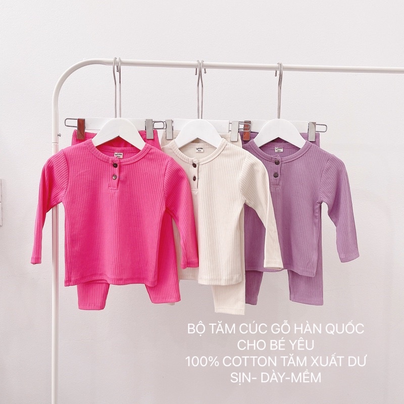 SET 3 BỘ TĂM CÚC GỖ CHO BÉ