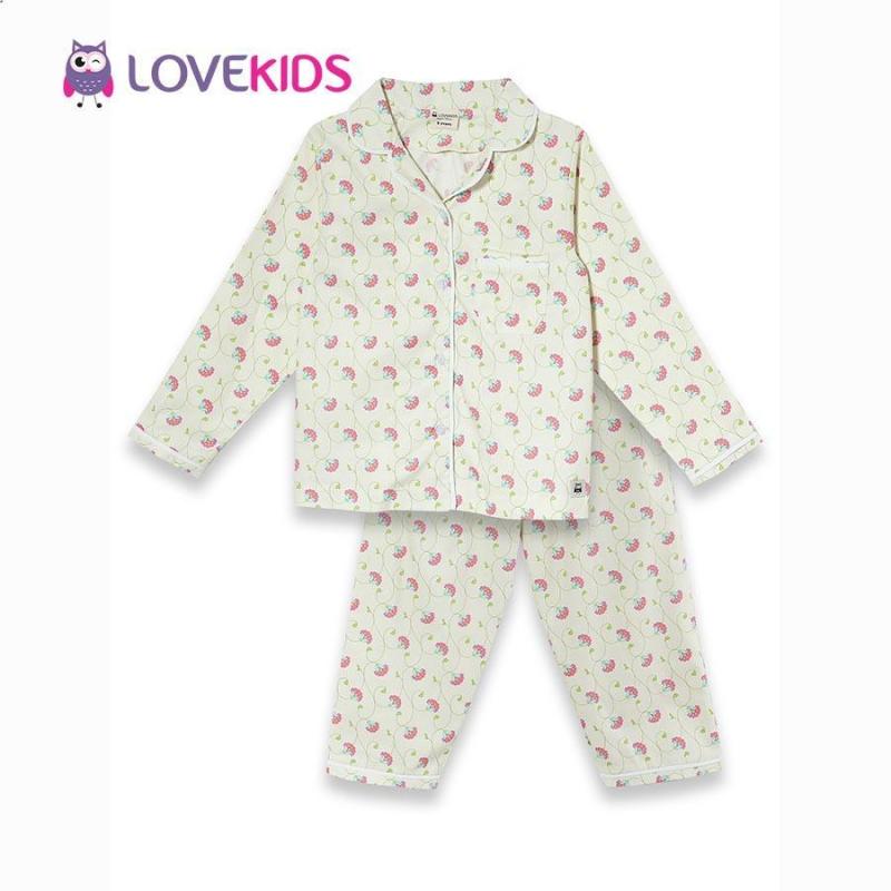 Nơi bán Bộ mặc nhà bé gái - họa tiết hoa Lovekids