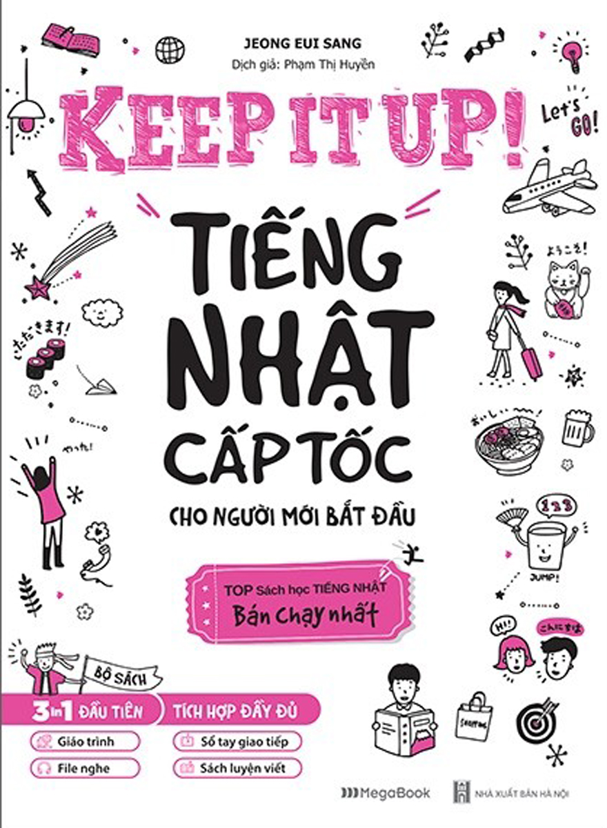 Combo Keep It Up - Tiếng Nhật Cấp Tốc Cho Người Mới Bắt Đầu (Bộ 2 Cuốn) - Newshop
