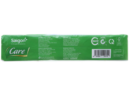 LỐC 10 CUỘN GIẤY VỆ SINH - SÀI GÒN (KHÔNG LÕI)